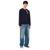 THE EXTRA-FINE MERINO WOOL PULLOVER WITH INTARSIA